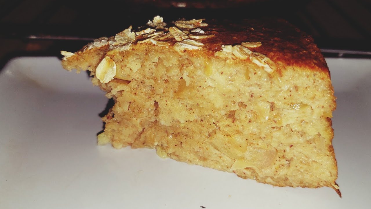 low carb banana apple cake