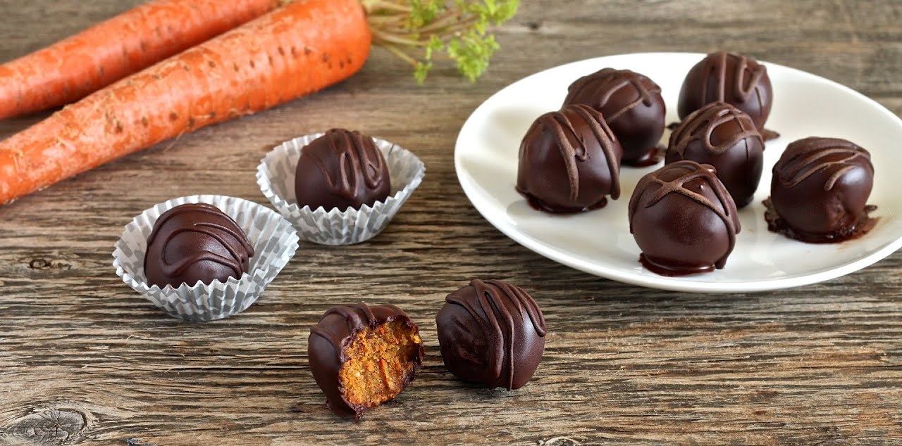 low carb chocolate carrot truffles